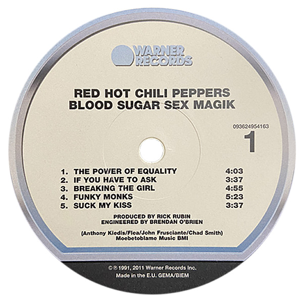 Red Hot Chili Peppers Blood Sugar Sex Magik Alternate Format