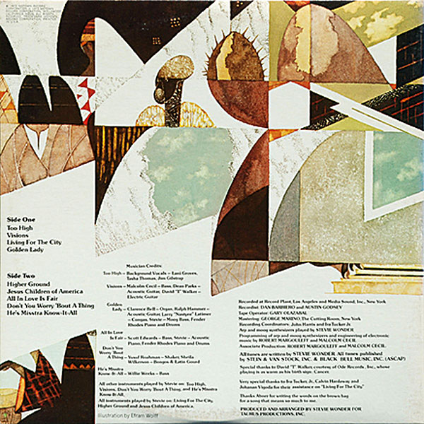 stevie wonder innervisions LPレコード