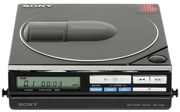 Sony Discman D-10 Black Portable CD Player